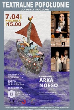Skoczów Wydarzenie Spektakl ARKA NOEGO  - Teatralne Popołudnie dla dzieci i rodziców