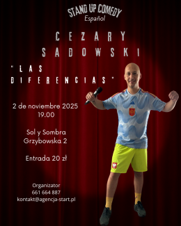 Białystok Wydarzenie Stand-up Cezary Sadowski - Las diferencias