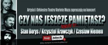 Białystok Wydarzenie Koncert Tribute to Czesław Niemen, Stan Borys i Krzysztof Krawczyk